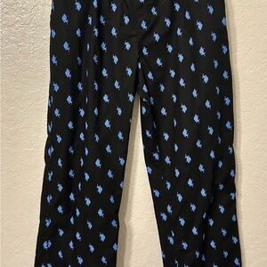 U.S. Polo Assn. Black Sleep pants with Gold Logo Tag Large